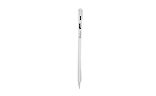 Coteci P7 IP-019 Universal Pencil Compatible with iOS & Android Tablets USB-C Charging Magnetic - White